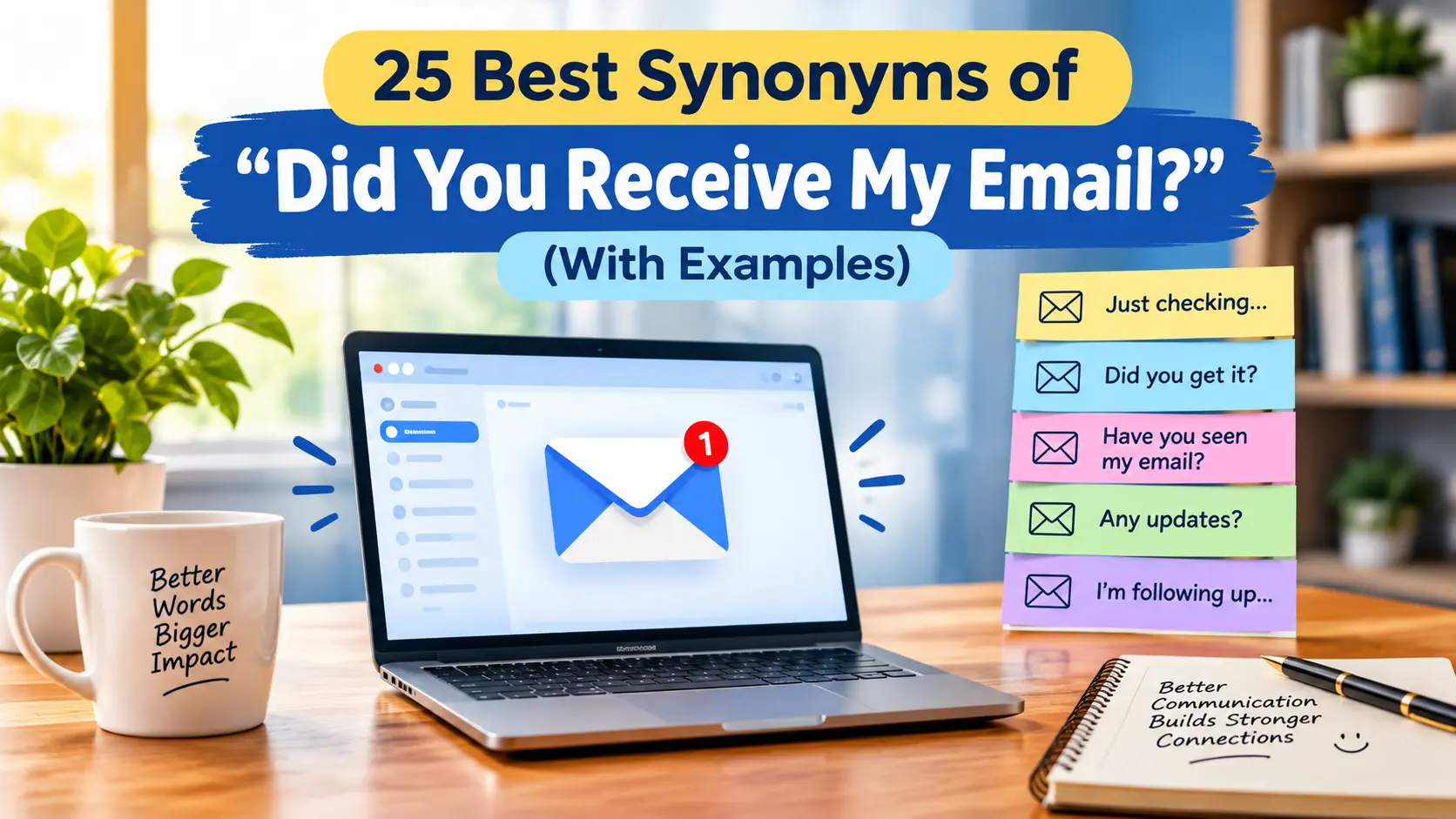 Best Synonyms of “Did You Receive My Email?” (With Examples)