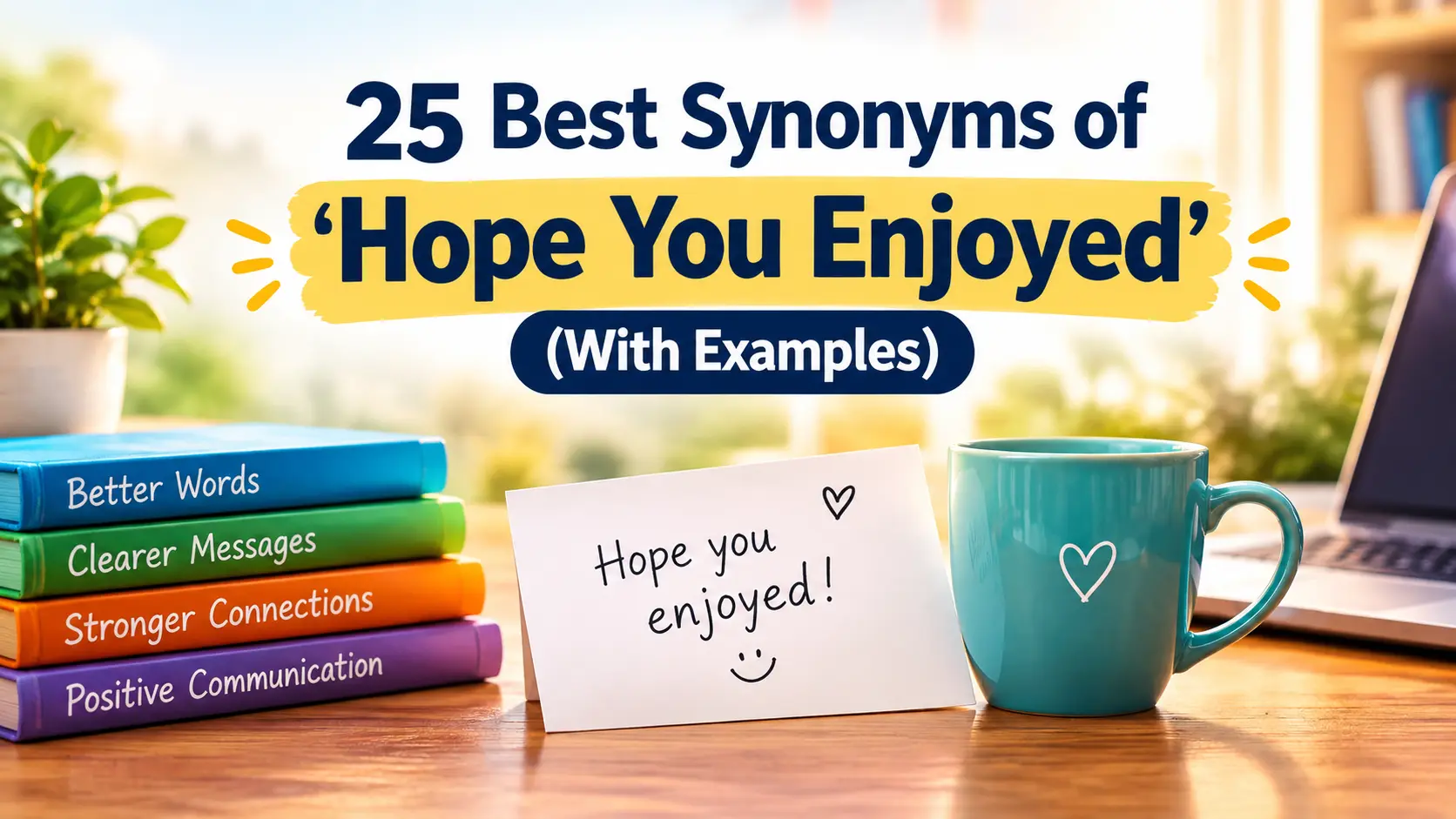 Best Synonyms of ‘Hope You Enjoyed’ (With Examples)