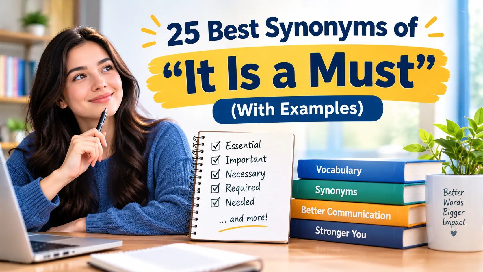 Best Synonyms of “It Is a Must”