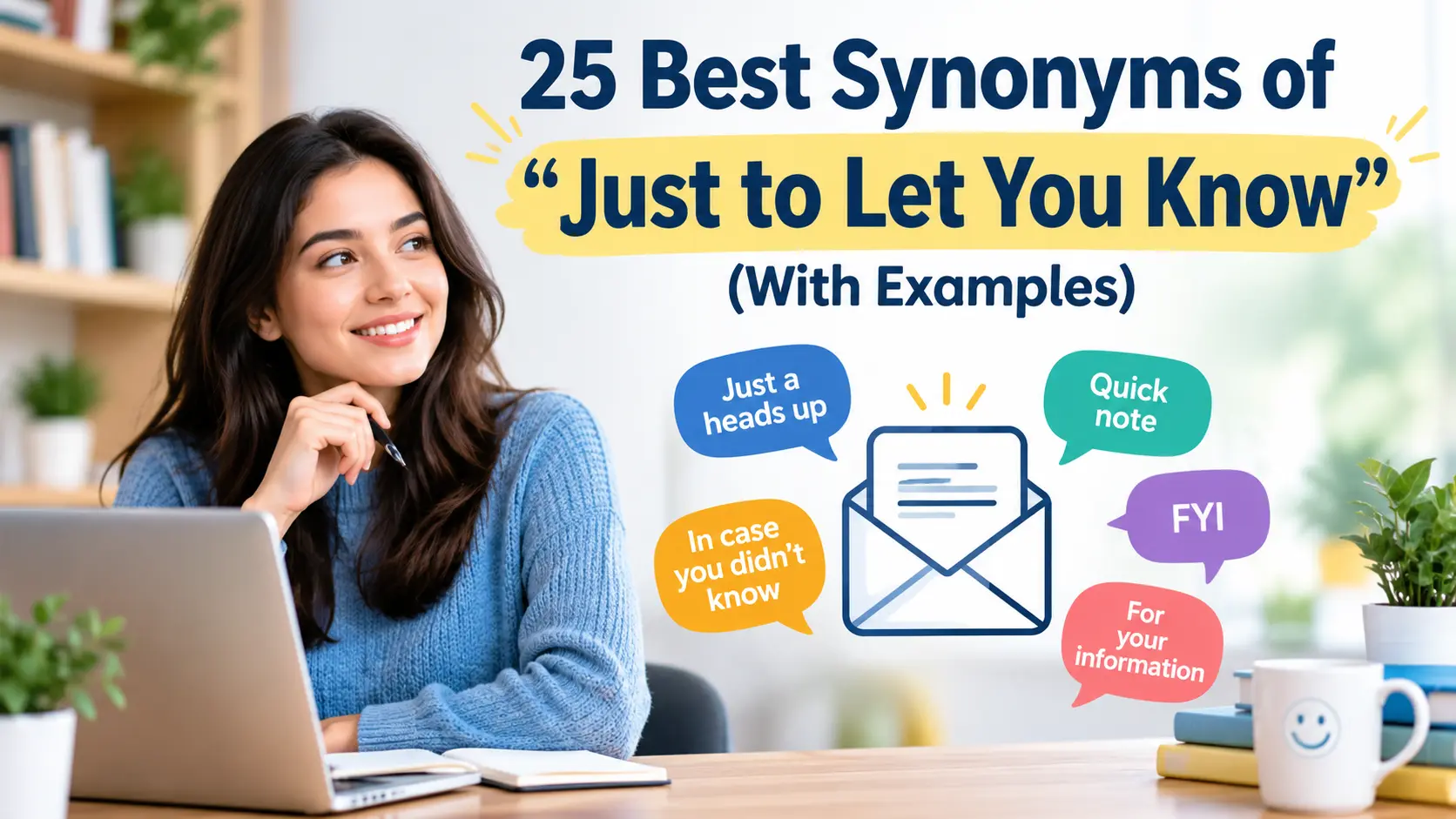 Best Synonyms of “Just to Let You Know”