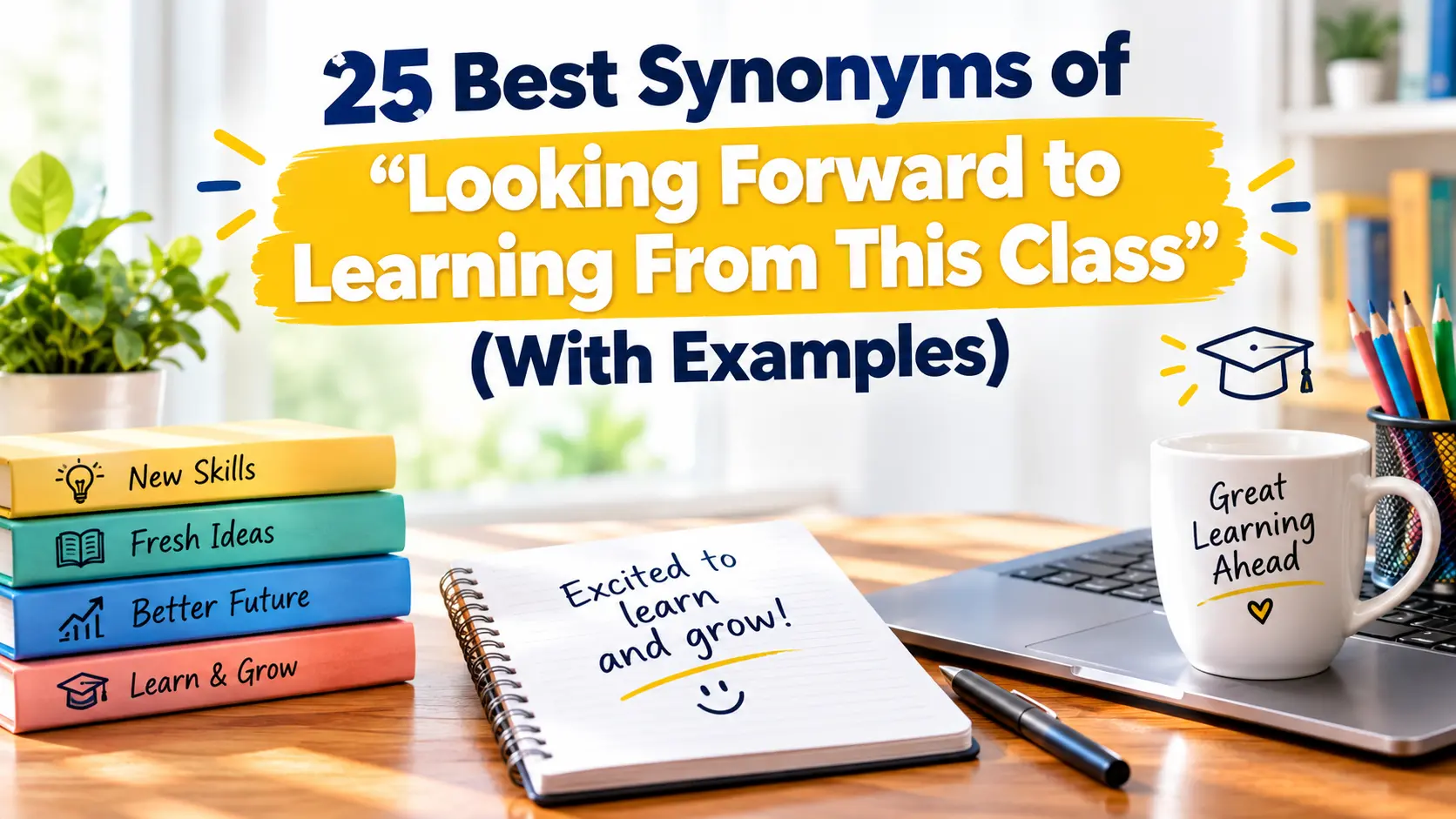 Best Synonyms of “Looking Forward to Learning From This Class” (With Examples)