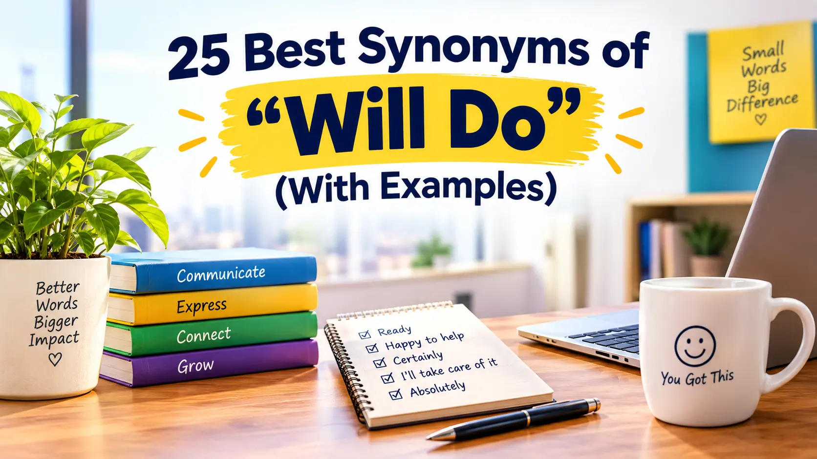 Best Synonyms of “Will Do”