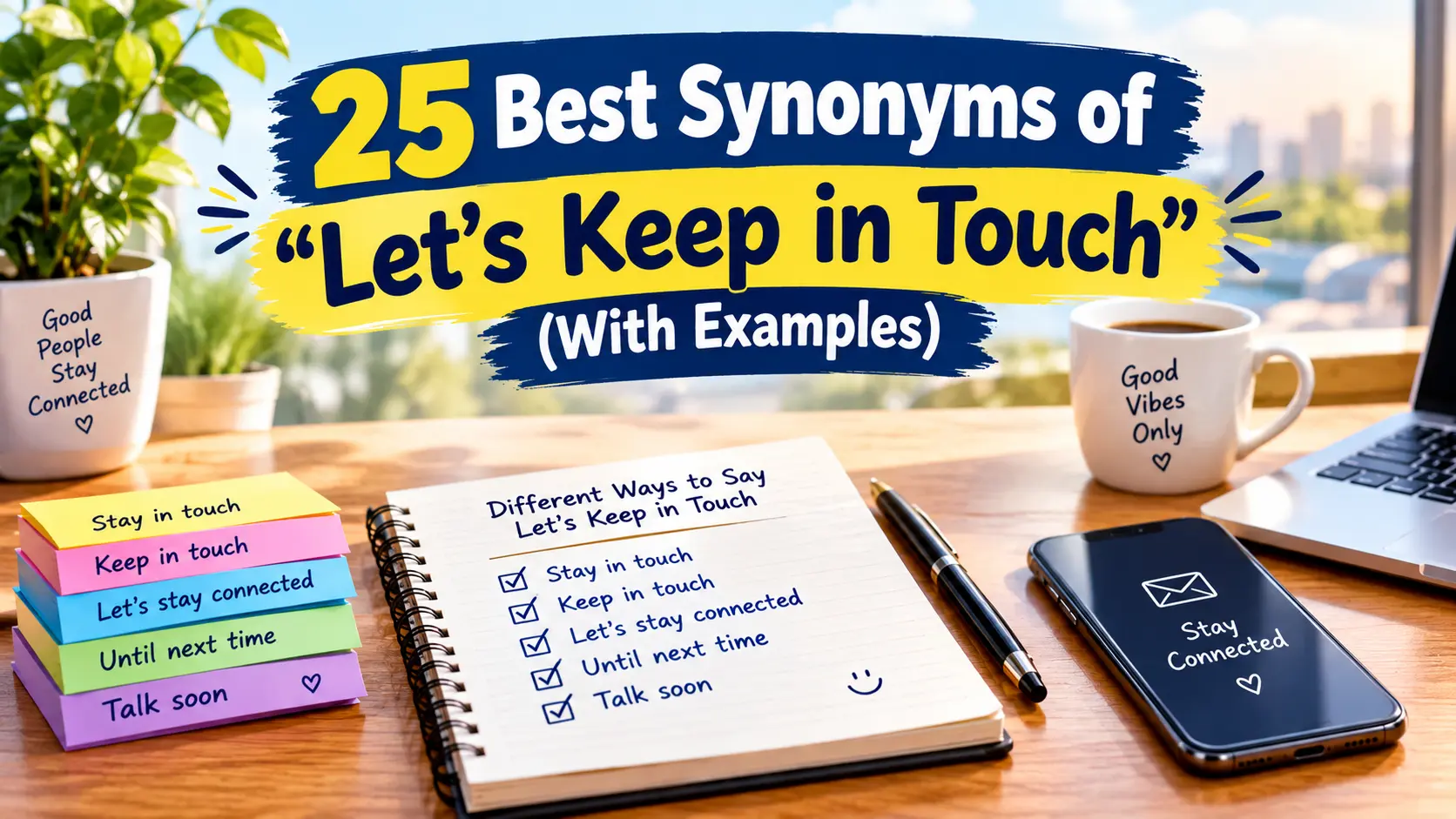 Best Synonyms of “Let’s Keep in Touch”