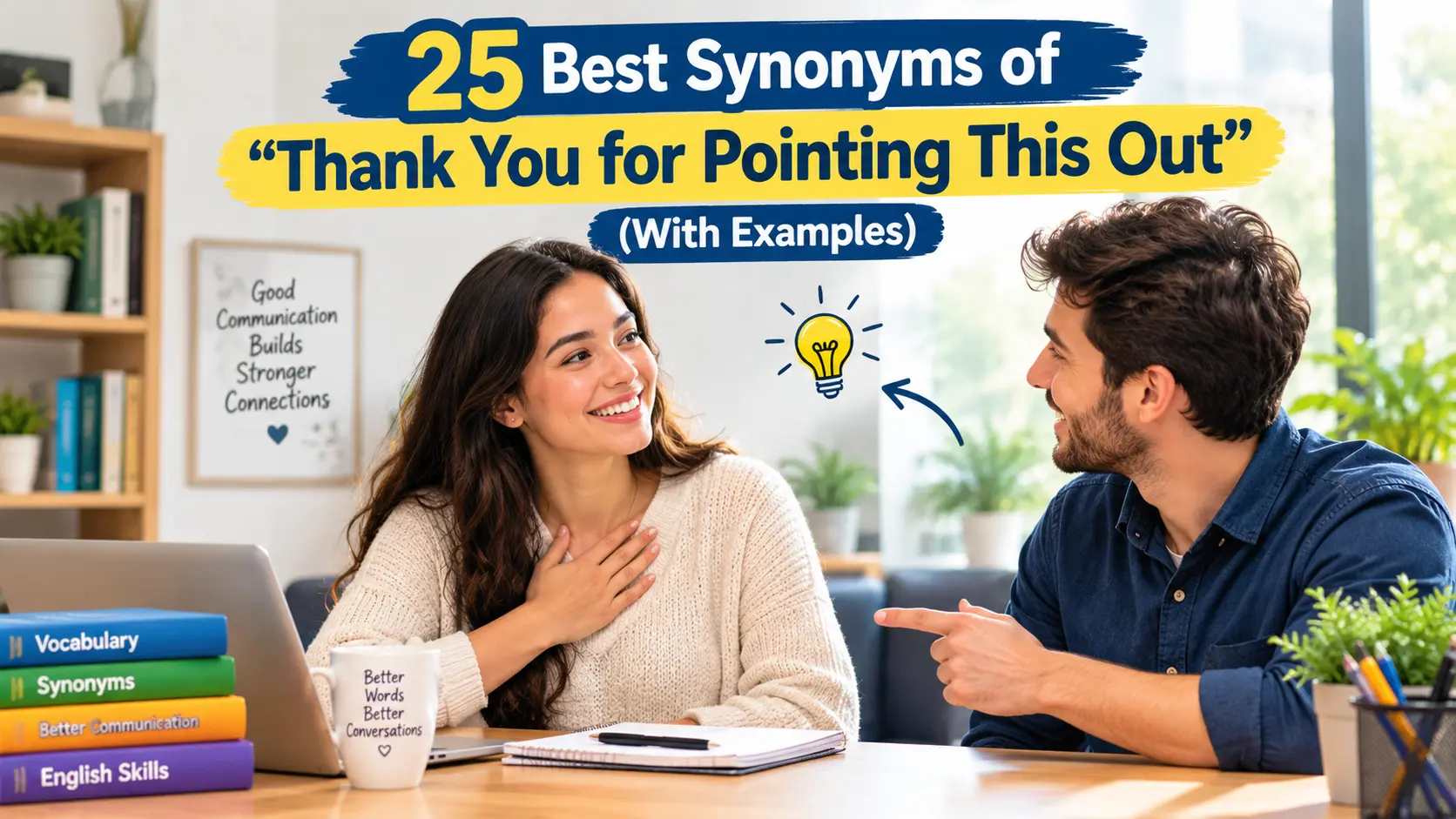 Best Synonyms of “Thank You for Pointing This Out”